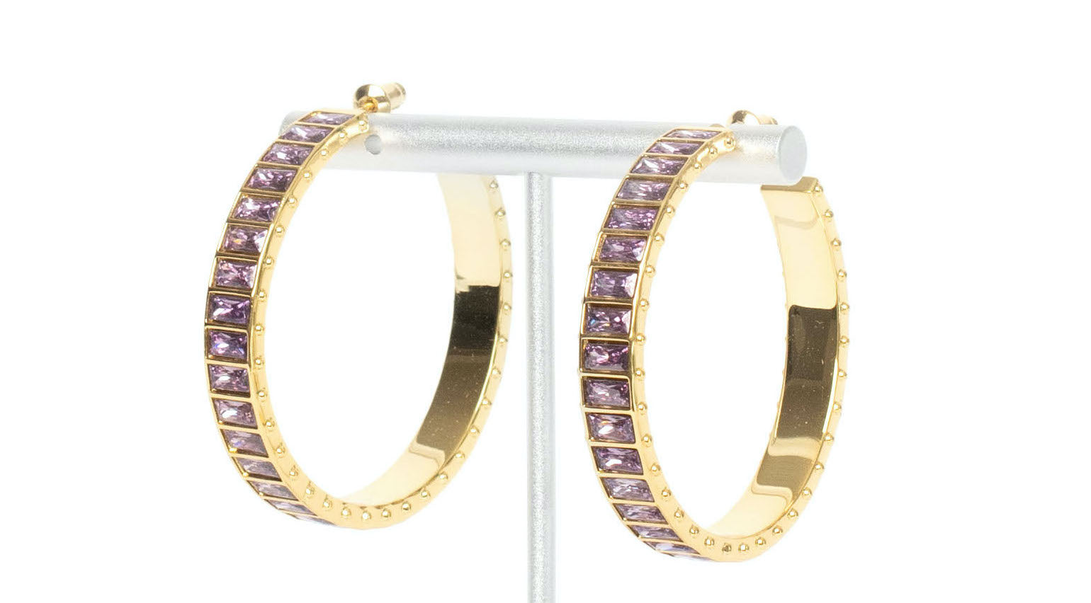 Purple Large Eternity Hoop