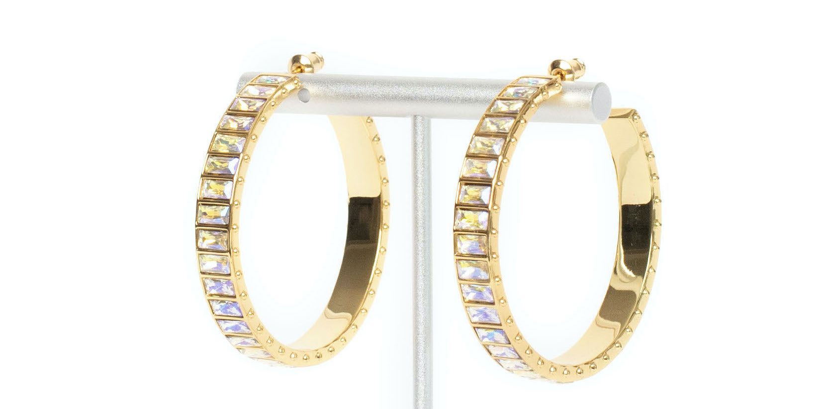 Crystal Large Eternity Hoop