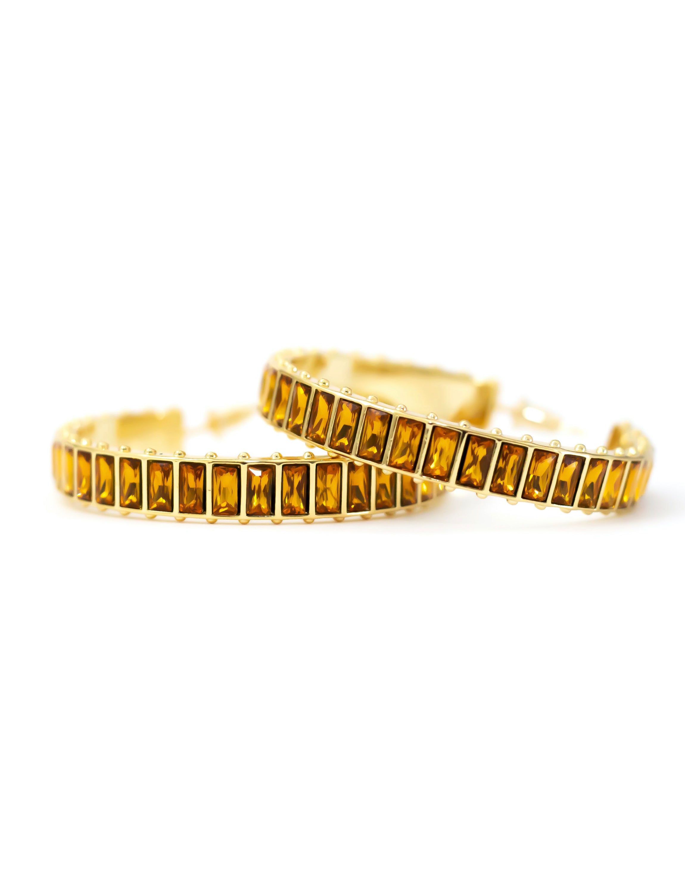 Honey Large Eternity Hoop