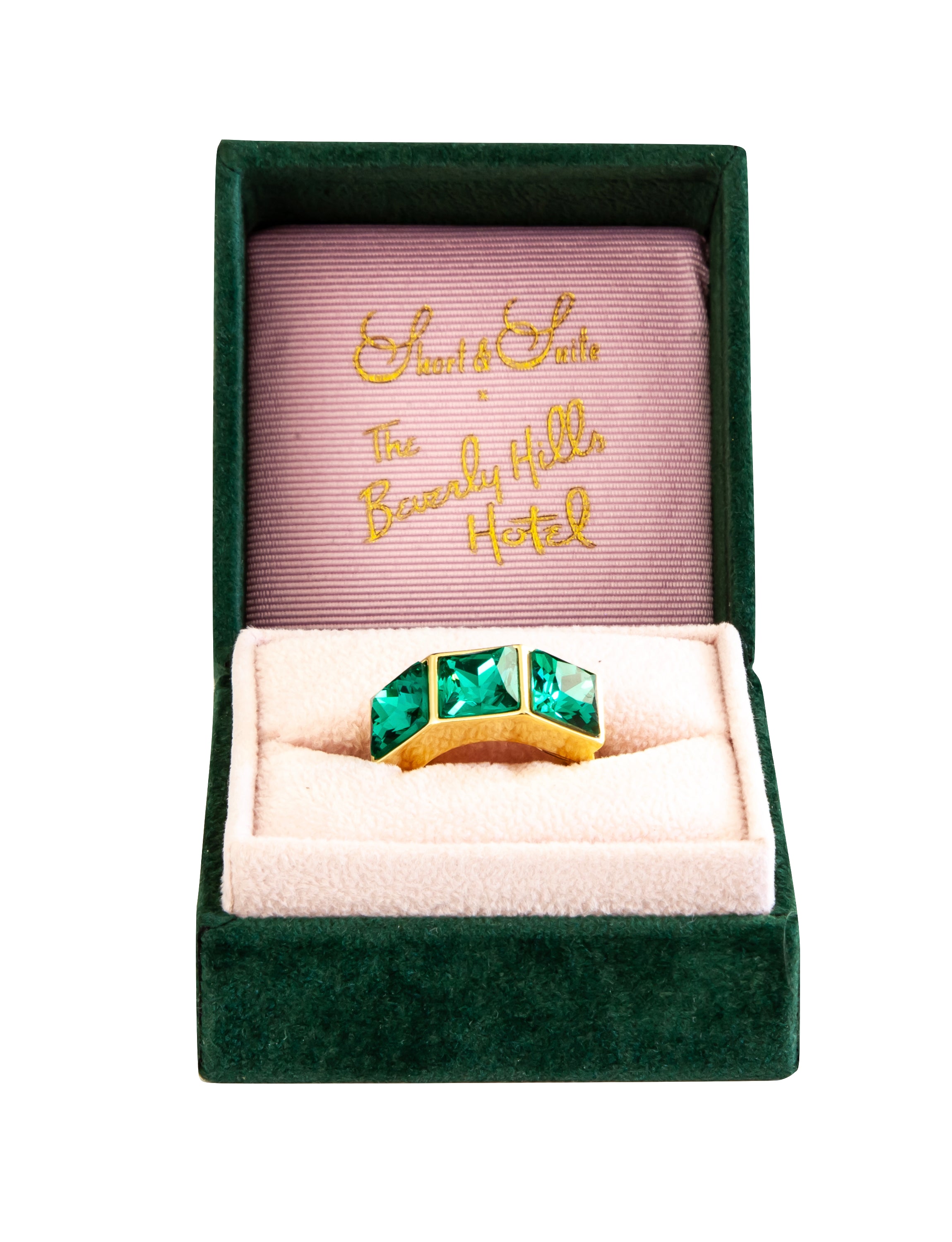 Emerald 3-Stone Ring