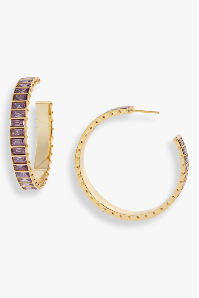 Purple Large Eternity Hoop