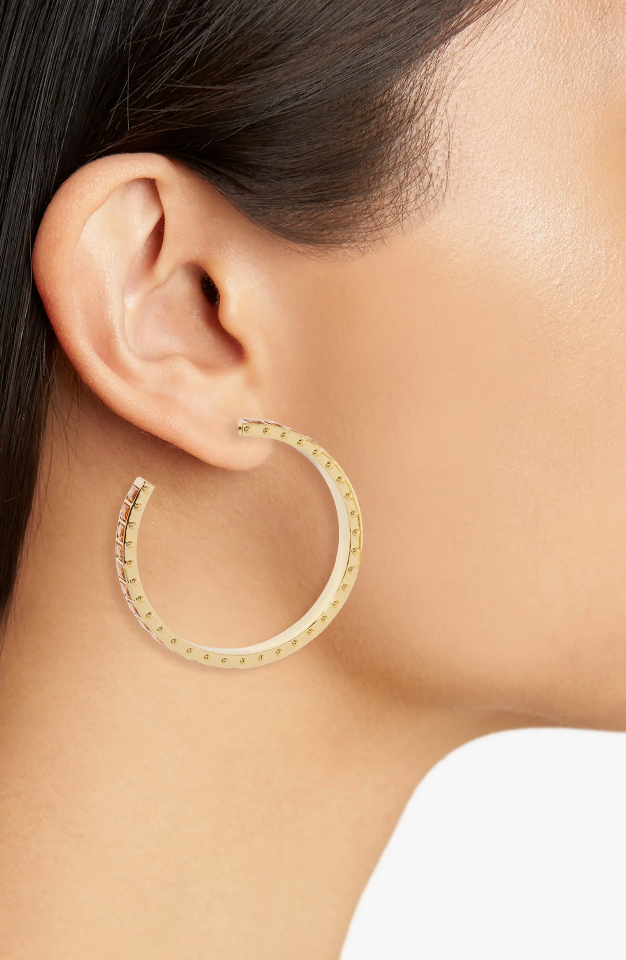 Honey Large Eternity Hoop
