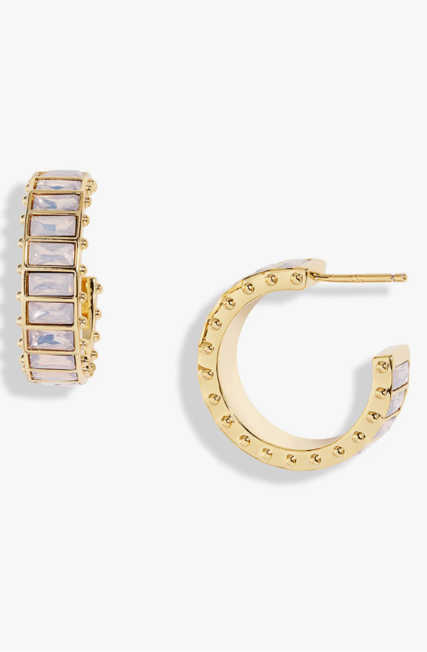 Pink Medium Eternity Hoop