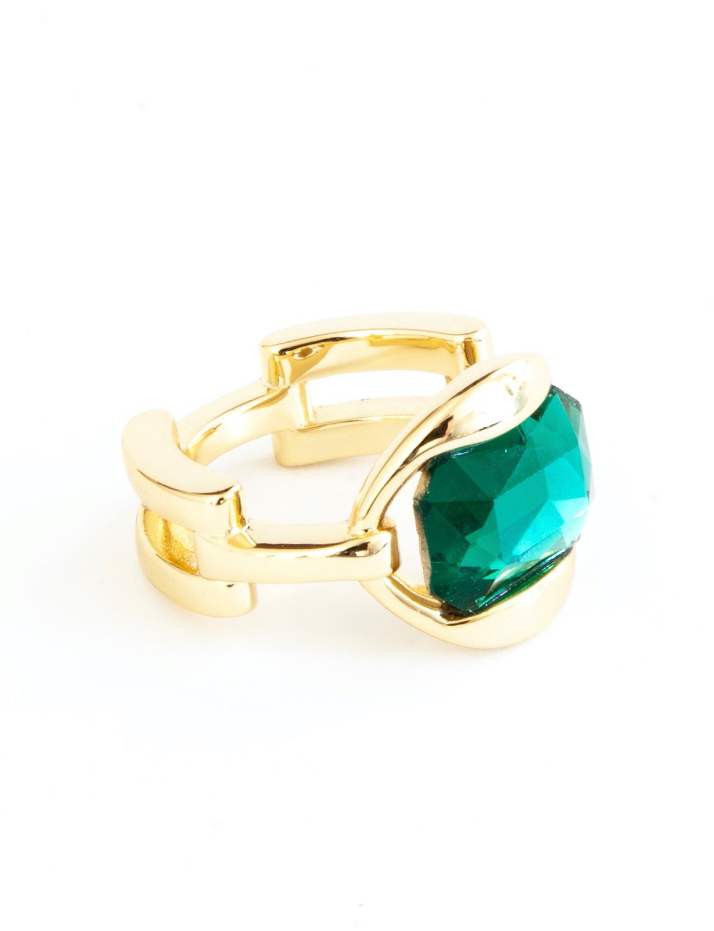 Emerald Gold Dino Ring Unisex